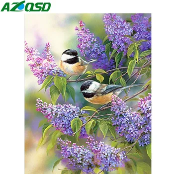 

AZQSD Diamond Painting Birds Full Drill Square Embroidery Animal Cross Stitch Rhinestones Diamond Art Home Decor Gift Needlework
