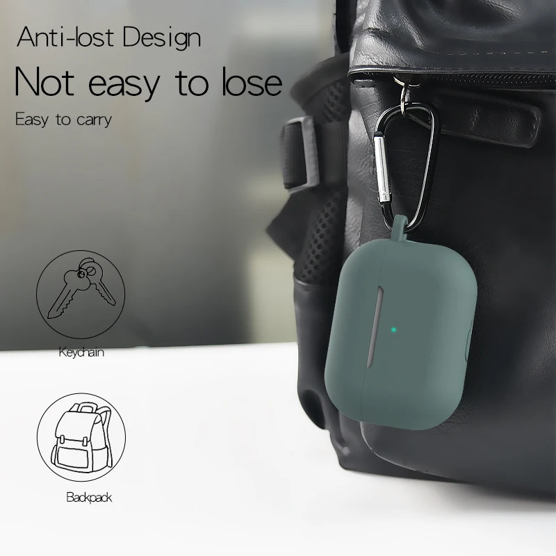 5 в 1 Аксессуары для наушников ремешок Apple AirPods Pro Чехол Для Air pods противоударный