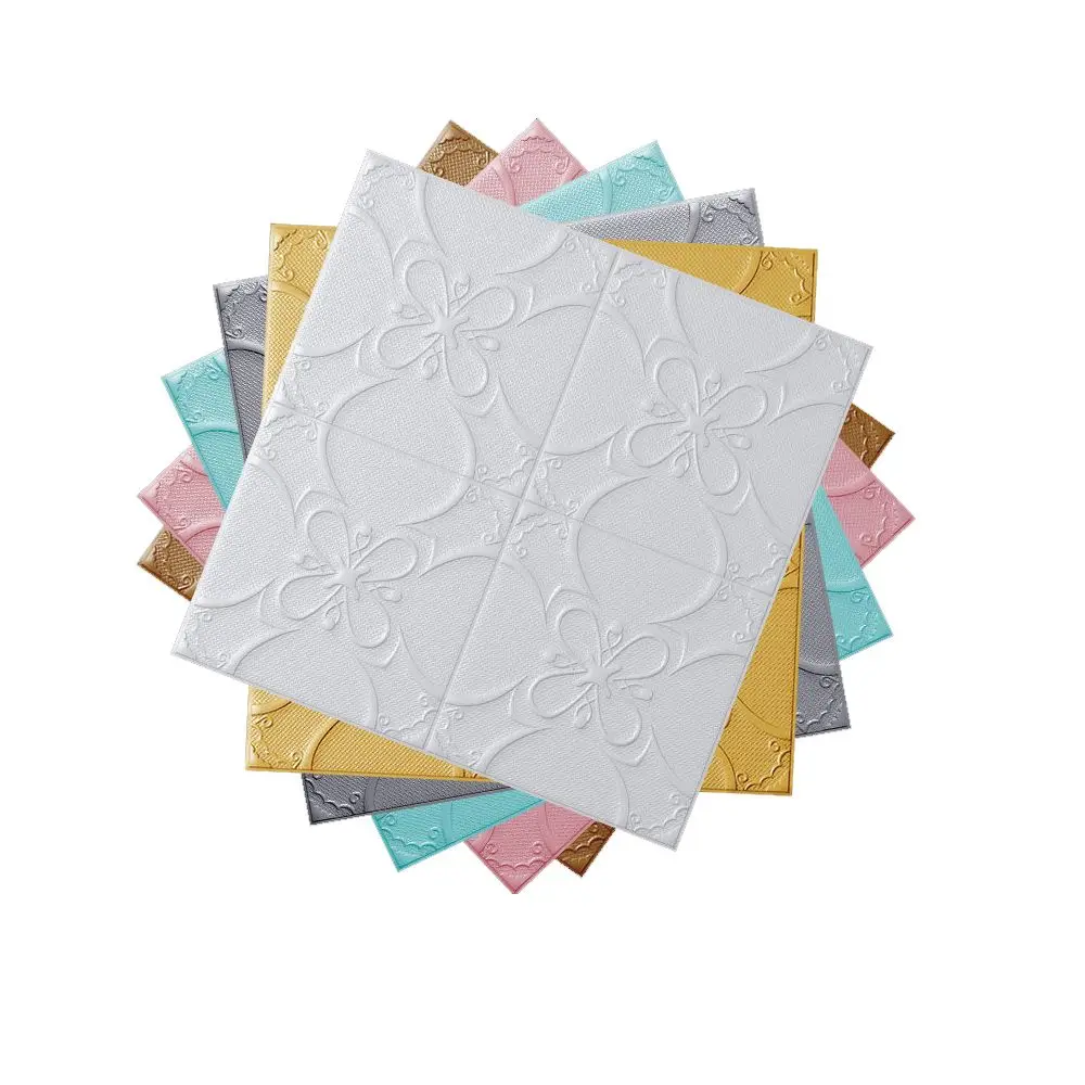 Горячая новинка дизайнерские водонепроницаемые пенные обои для гостиной