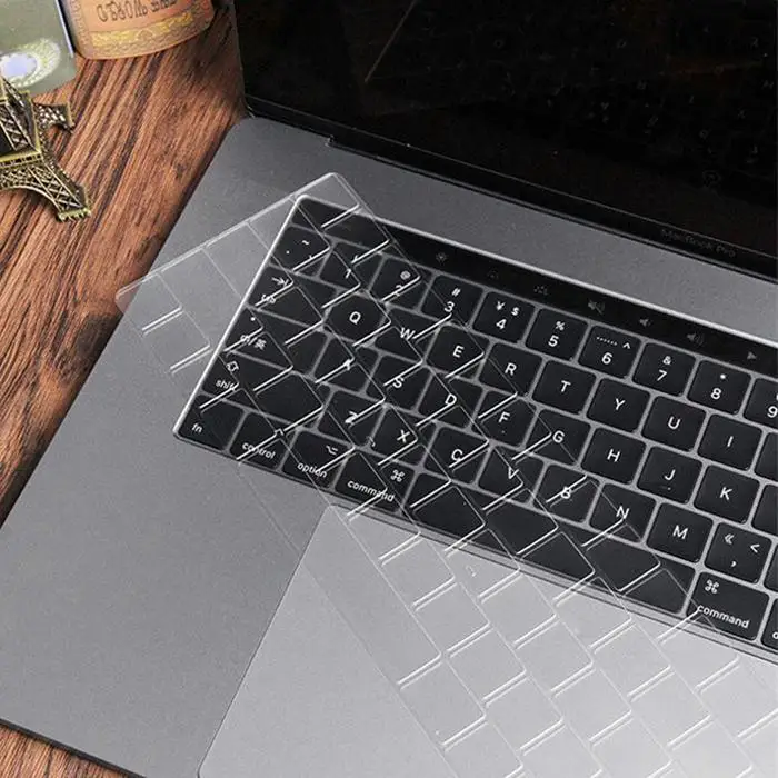 Прочная ультратонкая клавиатура крышка для Macbook компьютера прозрачная