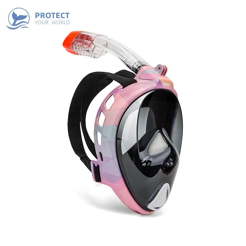 

High quality 2019 new Diving Mask Underwater Scuba Anti Fog Full Face Diving Mask men/women Snorkeling Anti-skid Ring Snorkel