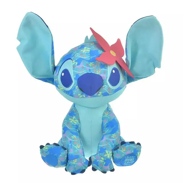38CM Genuine Disney Lilo & Stitch Stuffed Plush Toys Kawaii Plush Pillow Limited Edition Lilo And Stitch Rose Doll Gift For Girl