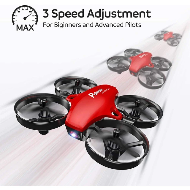 Potensic A20 Red RC Mini Drone Easy to Fly Helicopter RC Quadcopter for Kids and Beginners Headless Mode Remote Control Toys 5