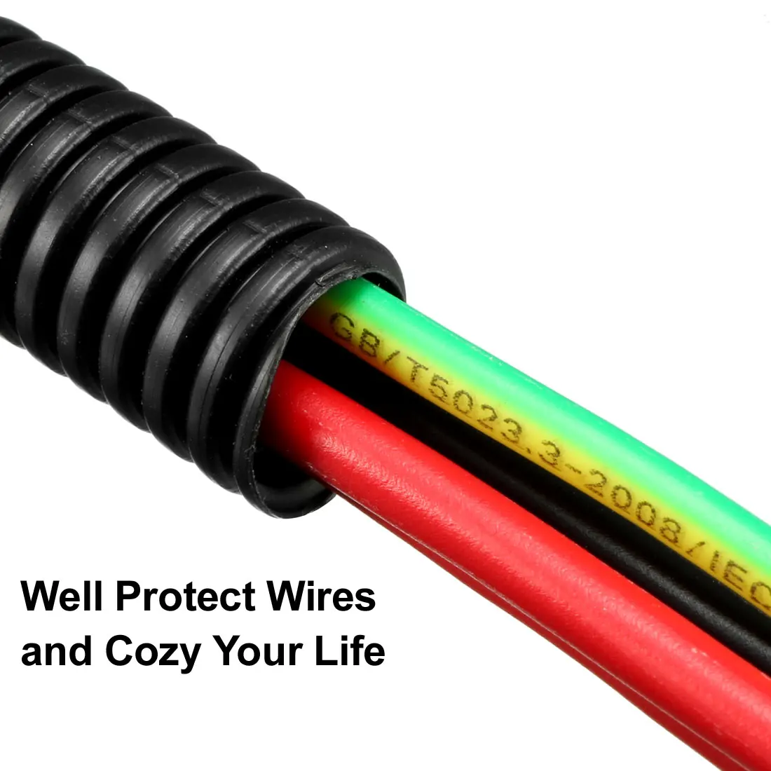 Soufflets Flexibles Conduit Cable Flexible Du Tube Ondulé Tuyau Tube 12 X 16 Mm Diam Tre 5m