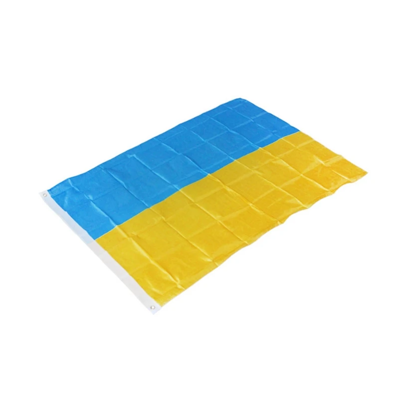 90*150cm Ukraine National Flag Festival Home Decoration Flying Polyester Banner M7DC