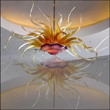Свадебный дизайн Ручная выдувная стеклянная люстра ручная выдувная стеклянная люстра для дома отеля