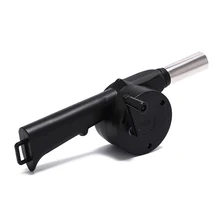 

1 Pc BBQ Fan Air Blower For Barbecue Fire Bellows Hand Crank Tool For Picnic Camping Outdoor Cooking Accessories
