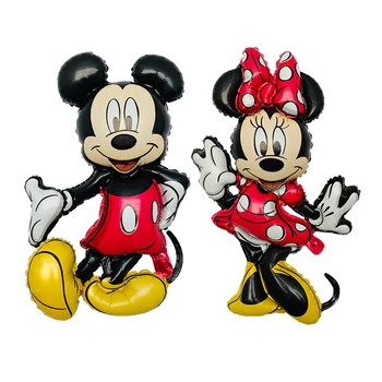 

The new Mickey Minnie Mouse Balloon Cartoon Foil Birthday Party Balloon children Birthday Party Decorations kids Gift globos