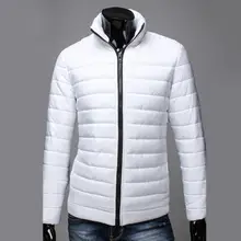 

Stylish Winter Men Warm Coat Jacket 5 Colors Stand Collar Slim Puffer Coat Puffer Jacket