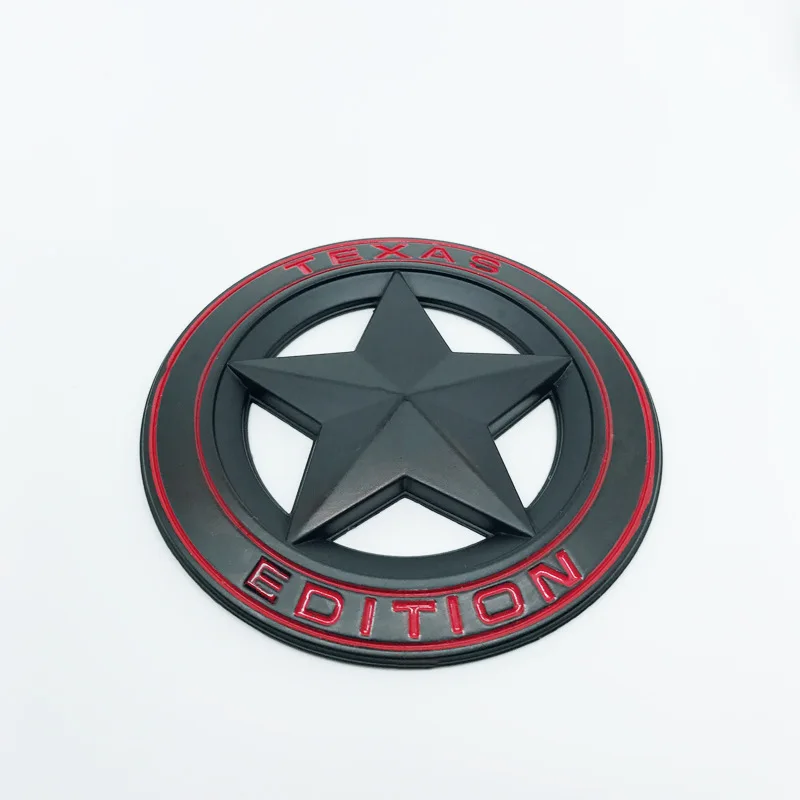 1pcs 3D Badge TEXAS EDITION Star TRAIL RATED 4X4 Limited Emblem Metal Car Stickers for JEEP Cherokee Wrangler Grand Car Styling