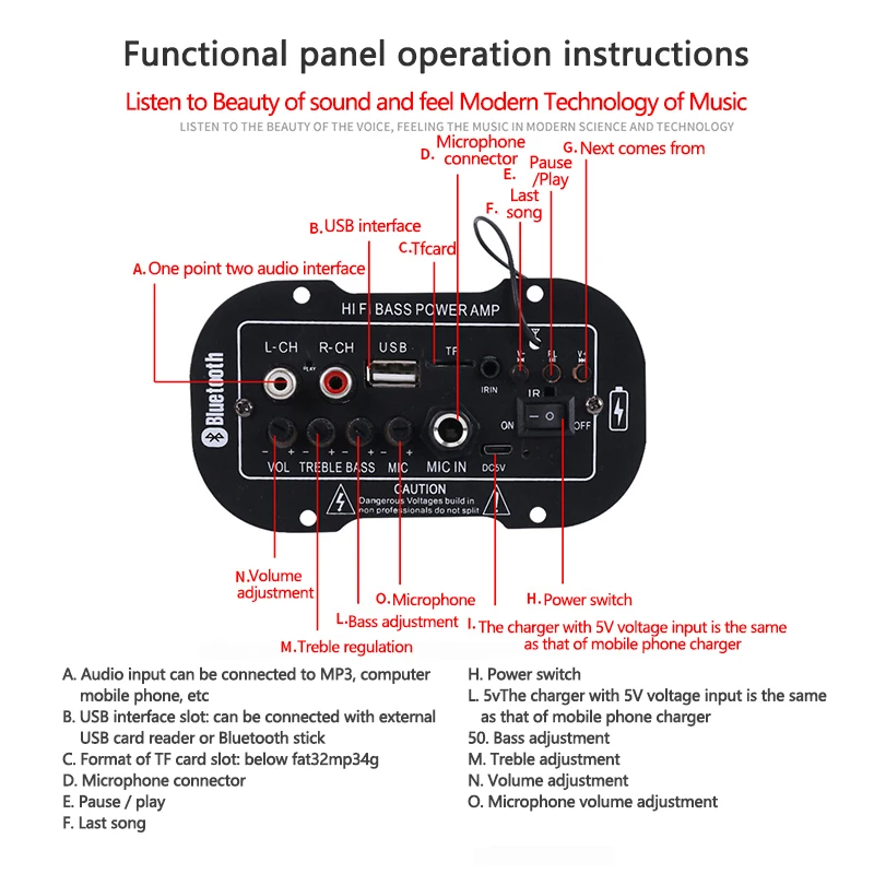 ޴ ٱ  ڵ ׼, Fm , Tf ÷̾, 2    ũ, Bt USB Dac, 12V, 220V, 5 ġ