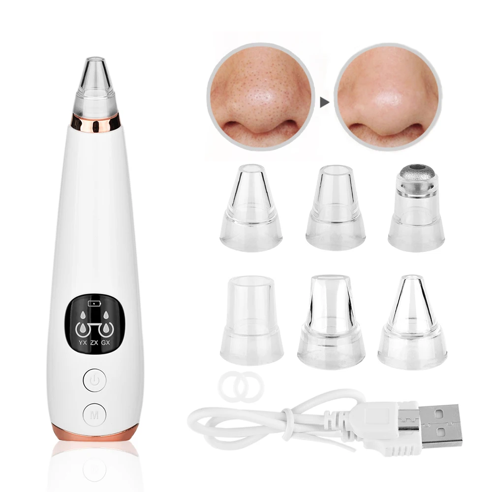 Electric Blackhead Remover Black Head Vacuum Pore Cleaner Nose Face Deep Cleansing Skin Care Machine Birthday Gift Dropshipping | Красота и