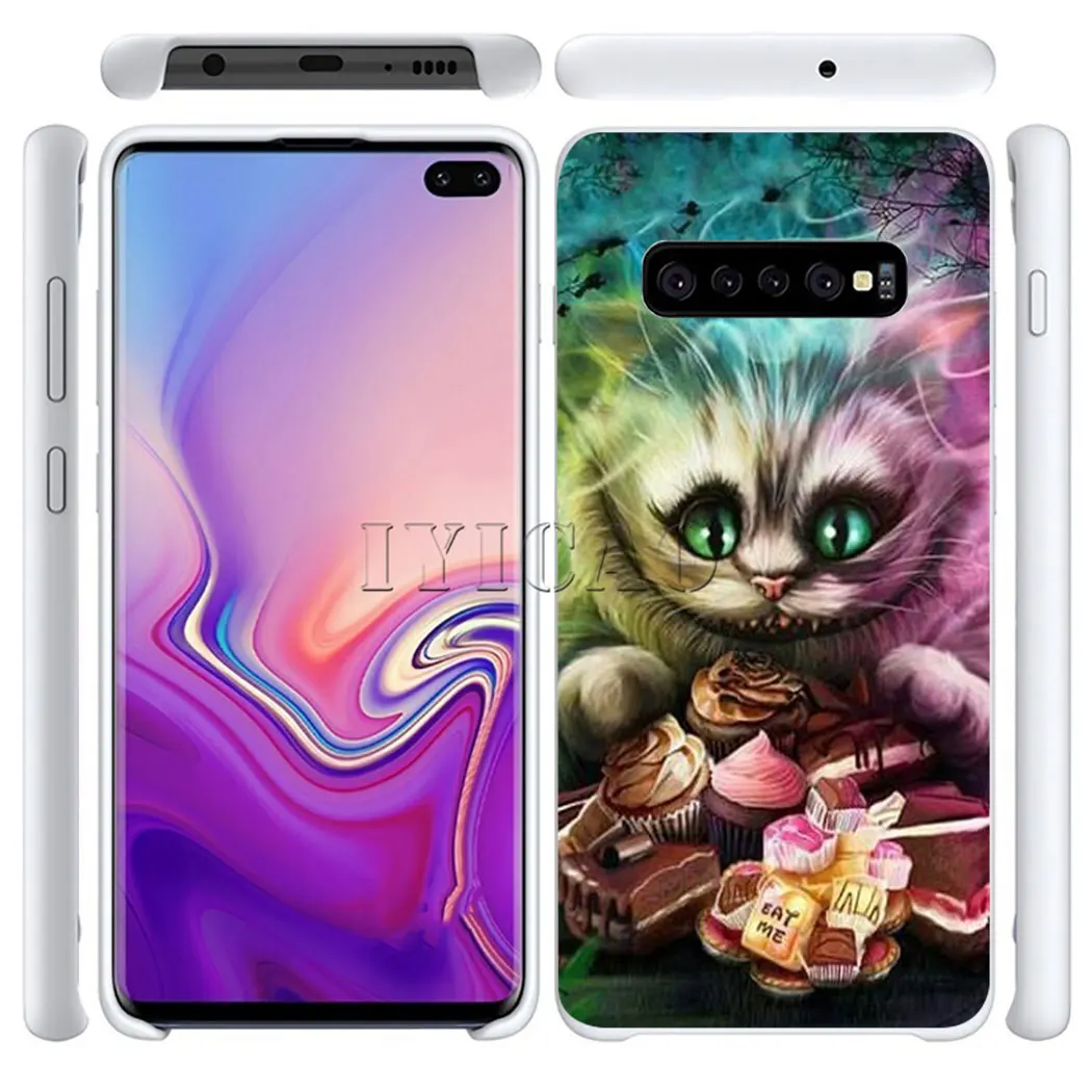 Жесткий чехол Alice in Wonderland для samsung Galaxy S10e S10 S9 S8 Plus S6 S7 Edge Note 9 8|Чехлы-накладки| |