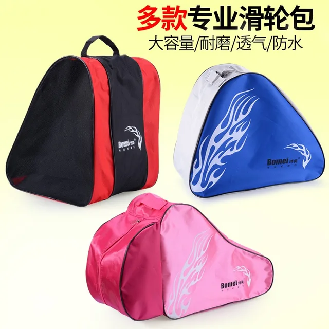 US $15.07 Roller Skating Bag Children Adult Universal Skates Only Backpack Unisex Shoes Storage Bag Backpack 
