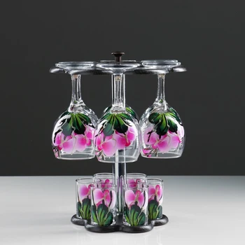 

Mini-bar "Orchid" 12 items, art painting 200/50 ml 4823089