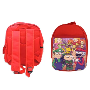 

RED backpack CHARACTERS ALIENS DISGUISED backpack rucksak
