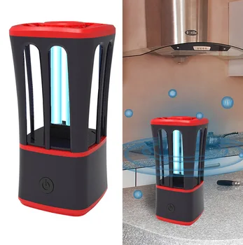 

185nm Portable UVC Germicidal Lamp Household UV Steriliser Disinfection Lamp for Vehicle Ultraviolet Ozone Quartz Lamp Sanitizer