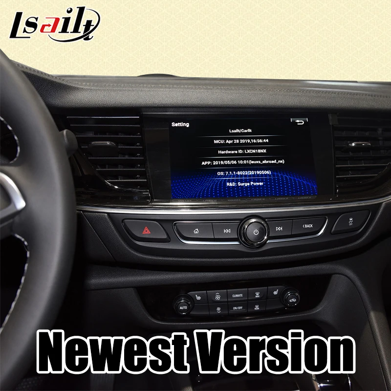 Android 7,1 мультимедийный интерфейс gps навигационная коробка для Buick Regal-18 система Intellink Поддержка беспроводной carplay по Lsailt