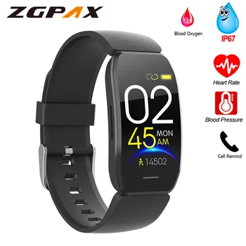 

C114 Men Women Heart Rate Tracker Smart Watch Sleep Monitoring IP67 Waterproof Control Music Playback Smartwatch For Android IOS