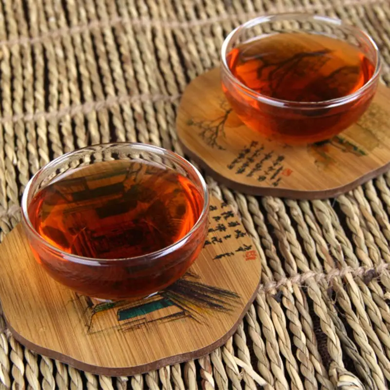 Yunnan Menghai Old Tree Shu Pu-erh Made by 2008 Pu'er Material Ripe Pu'er 7562 Tea Brick 250g