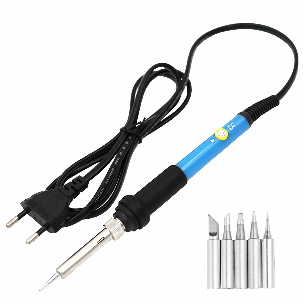 ac 225 arc welder Adjustable Temperature Soldering Iron Kit 220V 60W/80W LCD Screen Soldering Iron Rework Iron Station Welding Tool Accessories gas welding machine Welding Equipment