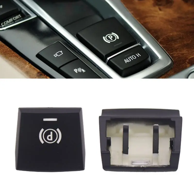 1pc Car Handbrake Parking Brake P Button Switch Cover For BMW 5 7 F01 F02 F07 F10