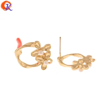 

Cordial Design 50Pcs 16*18MM Jewelry Accessories/Hand Made/Earrings Stud/Imitation Pearl/DIY Jewely Making/Earring Findings