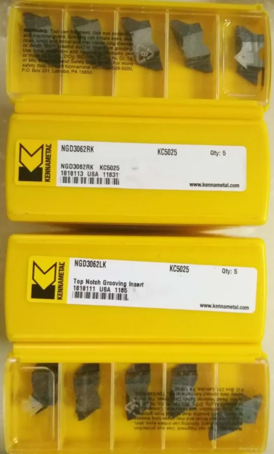 10 шт. KENNAMETAL NGD3062RK KC5025