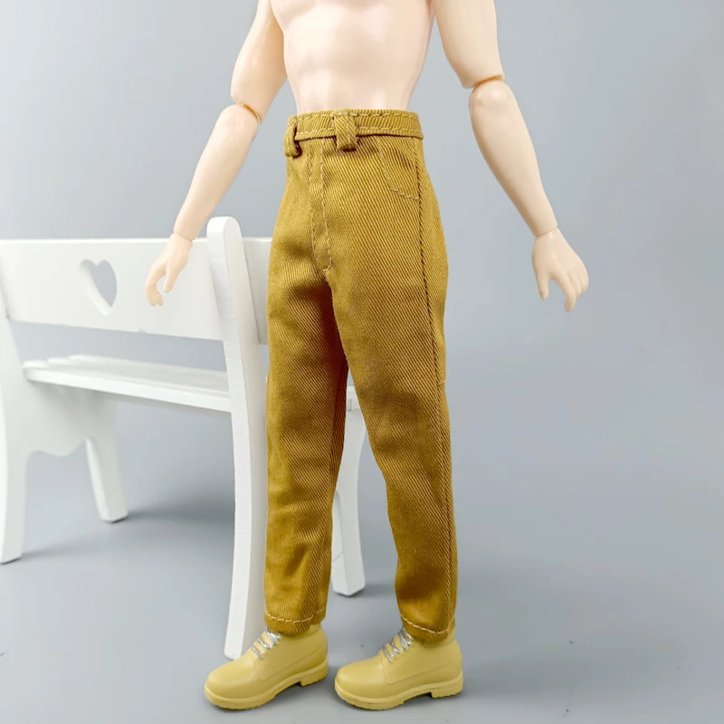 For 18/" Doll Clothes Hip Hop Handmade Denim Pants For Ken Doll Trousers