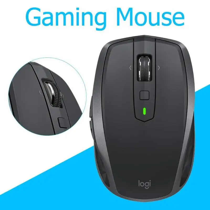 

Logitech MX Anywhere 2S Wireless Mouse Use on Any Surface Rechargeable Computer Peripheral Accessories