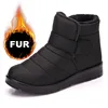 Men Winter Snow Boots Male Fur Ankle Boots Men Shoes Warm Plush Men Outdoor Work Shoes Unisex Waterproof Winter Boots Plus Size ► Photo 1/6