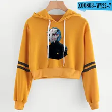 Sally-уход за кожей лица с пупка толстовки с капюшоном Классный Логотип Для женщин сексуальный Топ harajuku Модная Летняя распродажа, повседневные кофты с капюшоном