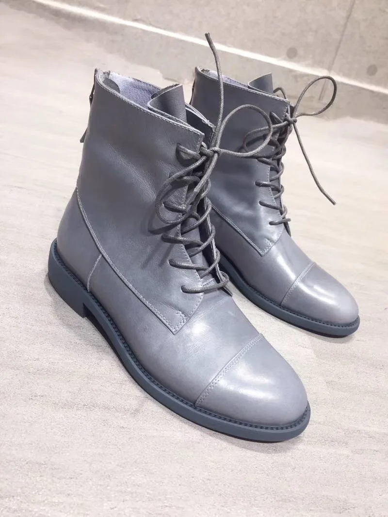 

19 Direwolf Boots Women Genuine Leather Shoes For Winter Boots Shoes Woman Casual Spring Genuine Leather Female Ankle Boots
