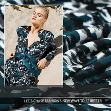 Высококачественная цифровая печать граффити шелк саржевая ткань для женского платья, 17Momme одежда для рукоделия Шитье Весна и лето Новинка