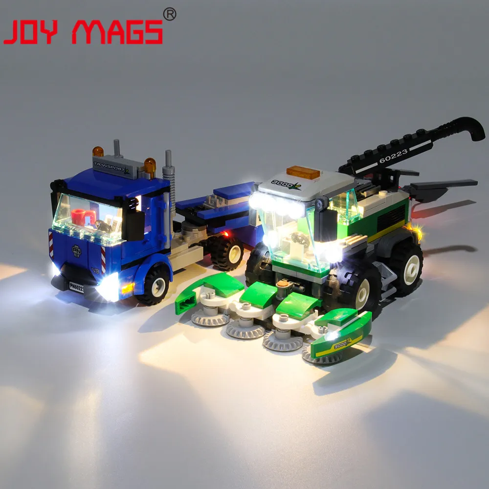 JOY MAGS Only Led Light Kit For 60223 City Series Harvester Transport Lighting Set Compatible With 02134 11223 No Blocks Model|Blocks|   - AliExpress