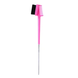 TYY peine para el cabello, herramienta de maquillaje de belleza, ligero, fácil de llevar, parte del cabello, doble cara, cola de pasador de acero, cepillo de pelo, Control de bordes