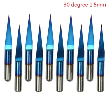 

3.175mm Engraving Bit 0.1/0.2/0.3/0.4/0.5/0.6/1.0/1.2/1.5mm Carbide Engraving Bits Flat-bottom Engraving Cutter Drill Bit