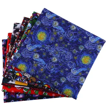 

50*145CM Cartoons pattern100 percent cotton fabric for Tissue Kids Bedding home textile Textile for Sewing Doll Dress