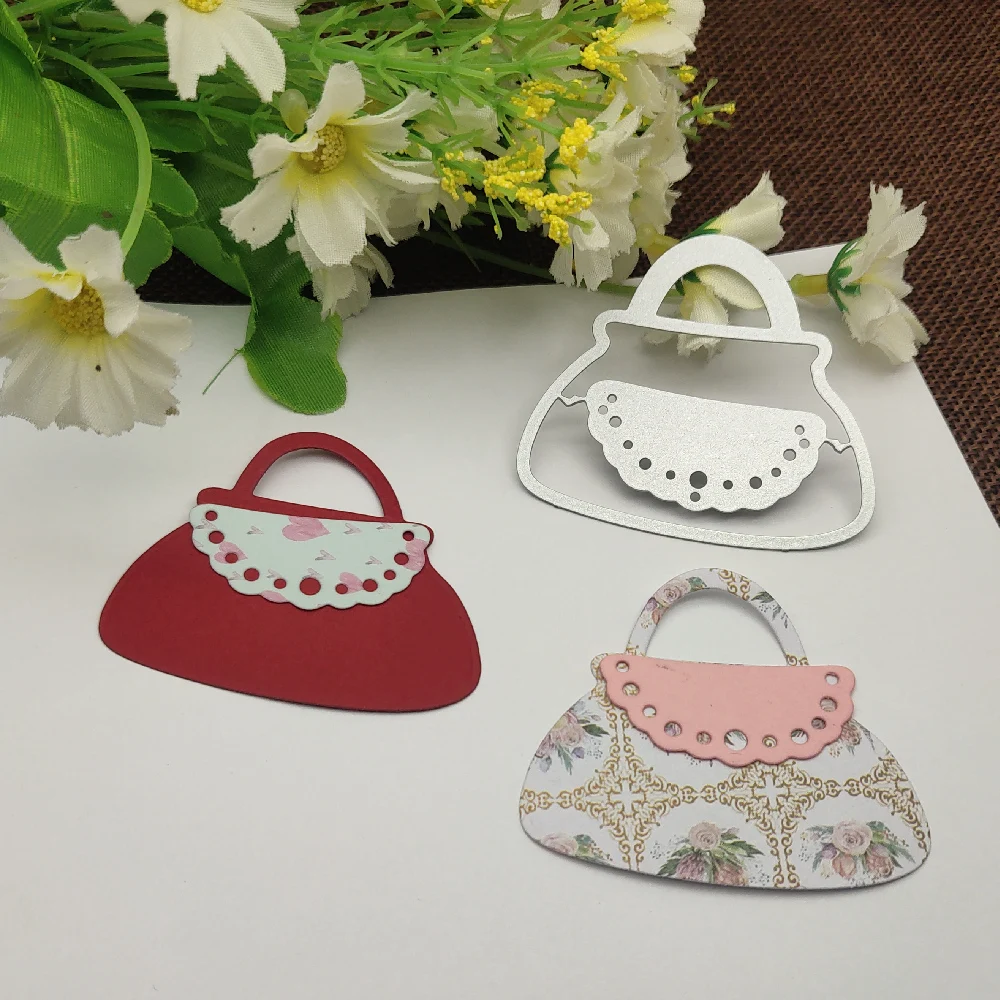 WomenHandbagBagShapeMetalCuttingDiesStencilsForDIY