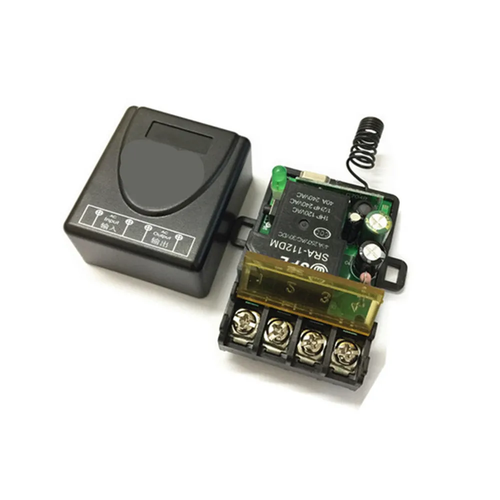 

433Mhz Universal Wireless RF Remote Control Switch AC 220V 1CH 30A Relay Receiver and 2 channel 433 Mhz Remote For Water pump