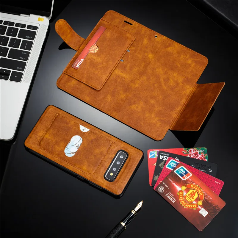 Luxury Wallet Leather Cases For Samsung Galaxy A50 Case Samsung Galaxy S10 S9 S8 Plus S7 Edge J4 J6 Plus J8 A7 2018 A30 A70 Phone case16