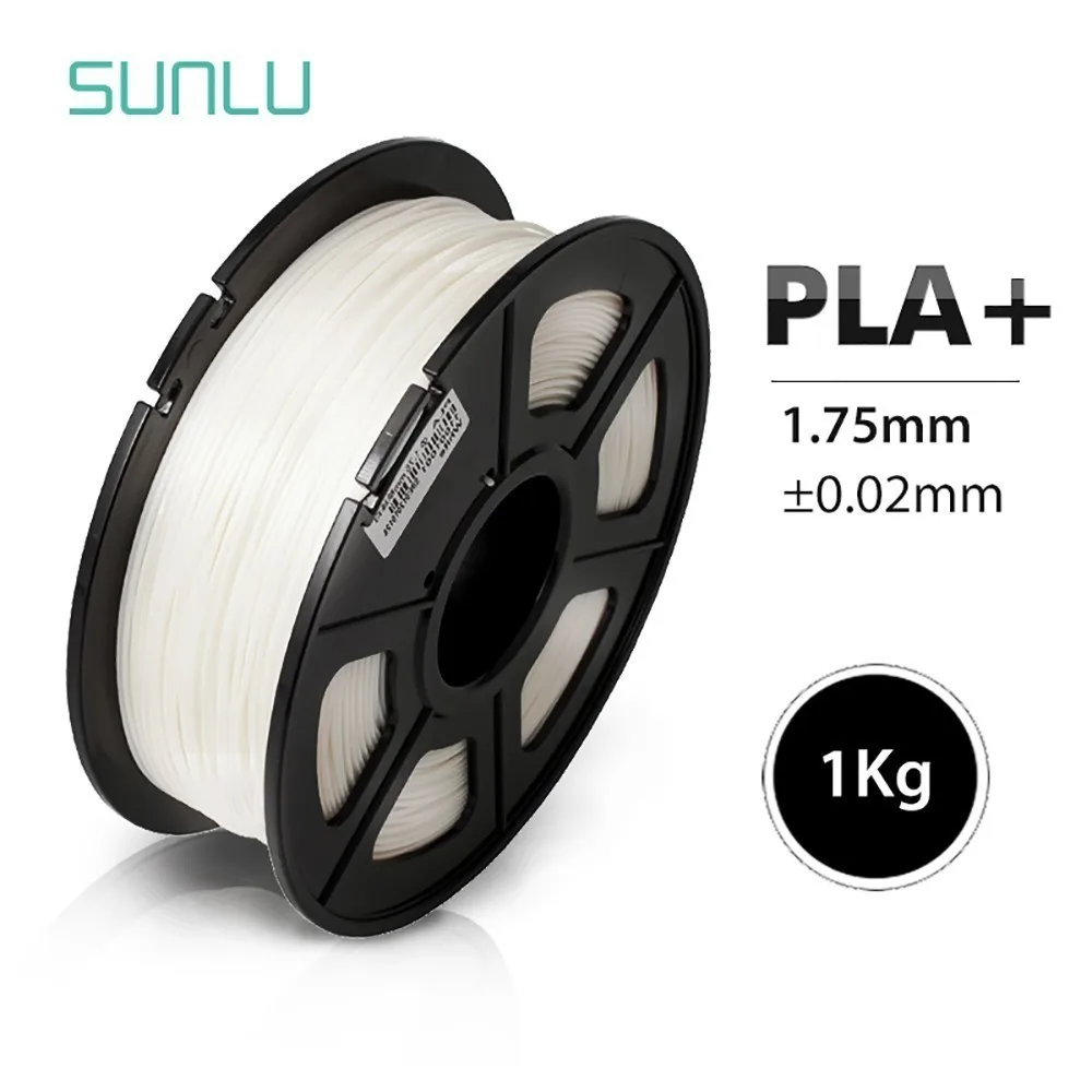 

SUNLU PLA+ Filament 1.75mm 100% No Bubble PLA Plus 3D Printer Sublimation Low Shrinkage Printing PLA Plus Filament