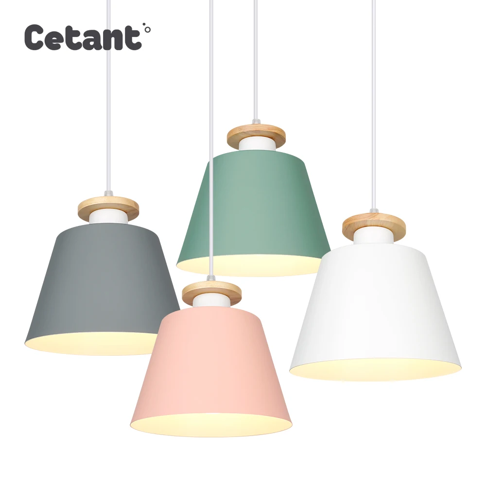 Dining Room Chandelier Hanging LED Light Nordic Wooden Light Modern Minimalist Kitchen Bedroom Living Room Chandelier