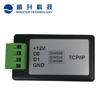 

Wiegand 26/34 WG bit to TCP/IP communication converter with Super port USR-K2 Module