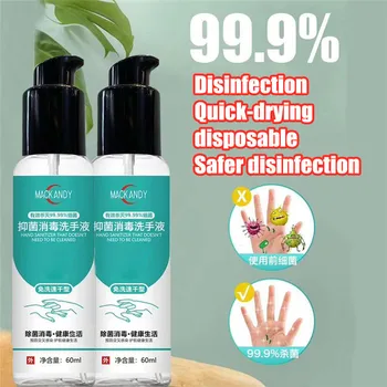 

Original 60ML Disposable Hand Sanitizer No-Wash Quick-dry Dvanced Gentle Hydration Portable AntiBacteria Hand Lotion A.15