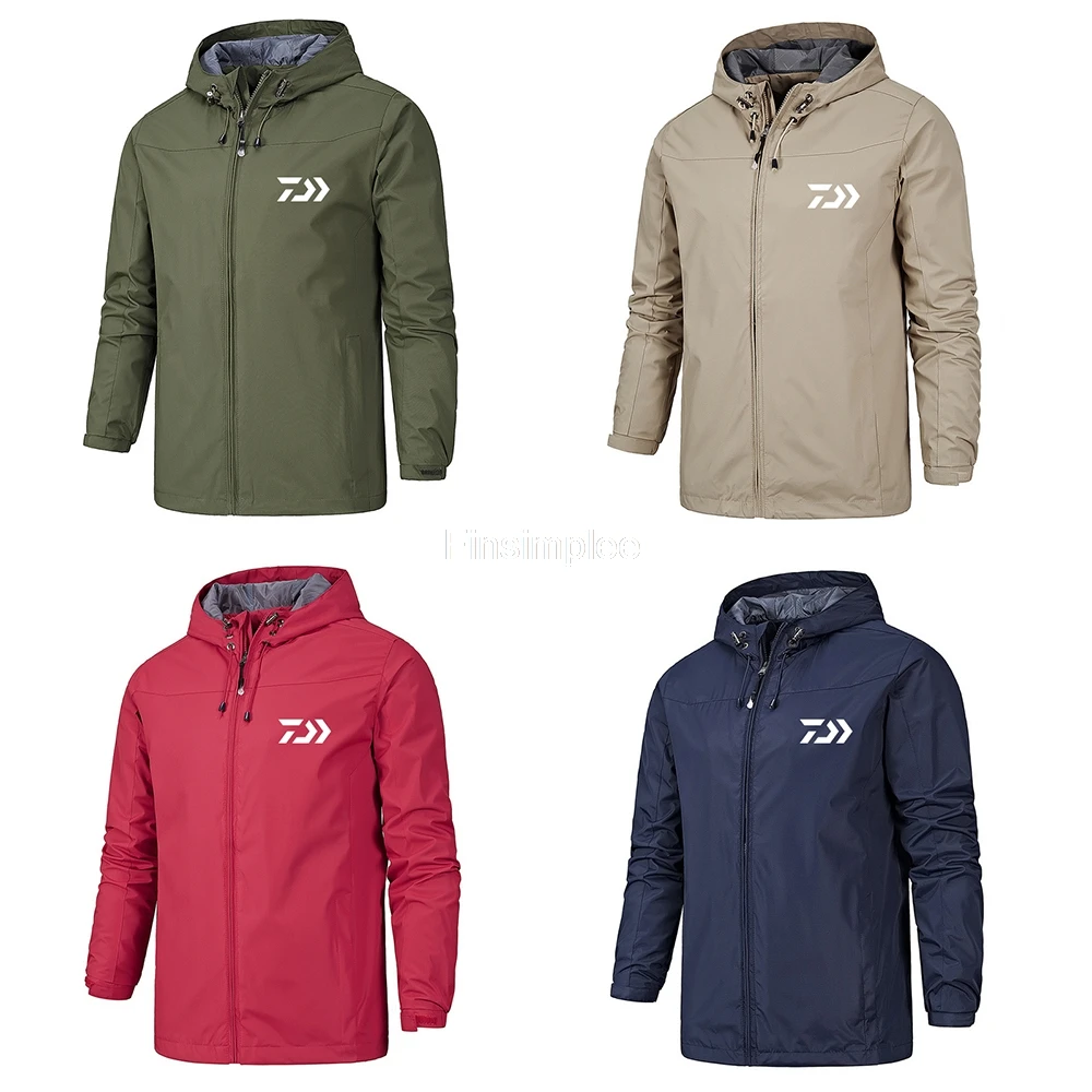 

2020 New DAIWA Fishing Jacket Spring Autumn Men Coat Quick Drying Solid Outdoor Clothes Waterproof Windproof Fishing Jackets