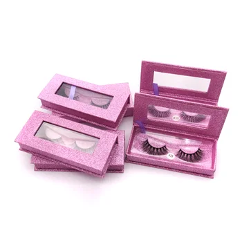 

SHIDISHANGPIN 1 pair faux mink lashes soft thick false eyelash extension hand made natural long eyelashes 3d fluffy lash makeup