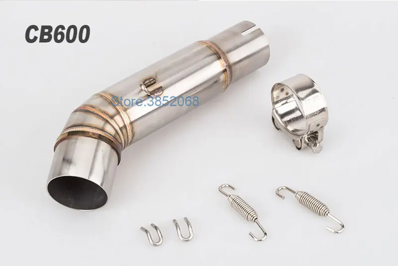 Выхлопная труба мотоцикла, средняя труба для Harnet 600 CB600 CB600F, глушитель выхлопной трубы