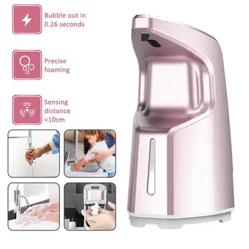 

450ML Automatic foam Soap Dispenser Touchless Foaming Infrared Motion Sensor Hands-Free Soap Pump Dispenser For Bathroom Kitchen