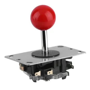 

2 PCS Enthusiast DIY Arcade Joystick Replacement Red Ball 4/8 Way Joystick Fight Stick Parts For Arcade Game Component